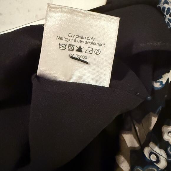 Veronica Beard 100% Silk Skirt Sz 4 Black Floral Sarong Knot Boho Office High Lo - Picture 11 of 16